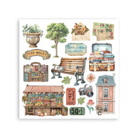 
              STAMPERIA - Art of Travelling - Rub-On 15.5x15.5cm Assortment 6pcs (DFLRBX12)
            