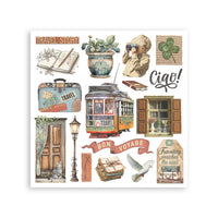 
              STAMPERIA - Art of Travelling - Rub-On 15.5x15.5cm Assortment 6pcs (DFLRBX12)
            