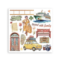 
              STAMPERIA - Art of Travelling - Rub-On 15.5x15.5cm Assortment 6pcs (DFLRBX12)
            