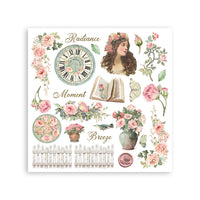 
              STAMPERIA - House of Roses -  Printed decorative Rub On Kit For Art and Craft 155x155mm
            