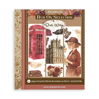 STAMPERIA - Printed Decorative Rub on selection for Art and Craft cm 20,5x23 - Our Way