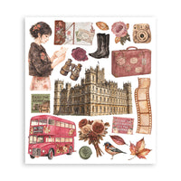 STAMPERIA - Printed Decorative Rub on selection for Art and Craft cm 20,5x23 - Our Way