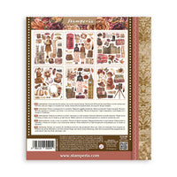 STAMPERIA - Printed Decorative Rub on selection for Art and Craft cm 20,5x23 - Our Way