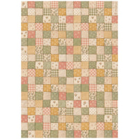 STAMPERIA - Printed Rice Paper A4 size, selection for Art and Craft - Cozy Family