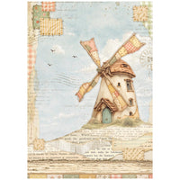 STAMPERIA - Printed Rice Paper A4 size, selection for Art and Craft - Cozy Family