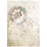 STAMPERIA - Printed Mini Rice paper A6 8 sheets for Art and Craft - Our Way