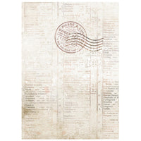 STAMPERIA - Printed Mini Rice paper A6 8 sheets for Art and Craft - Our Way
