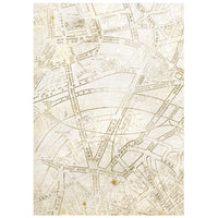 STAMPERIA - Printed Mini Rice paper A6 8 sheets for Art and Craft - Our Way