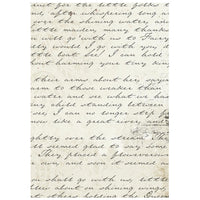 STAMPERIA - Printed Mini Rice paper A6 8 sheets for Art and Craft - Our Way