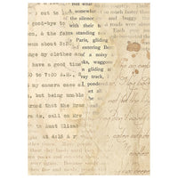 STAMPERIA - Printed Mini Rice paper A6 8 sheets for Art and Craft - Cozy Family