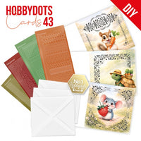 
              Hobbydots Cards 43 - Cute Garden Friends
            