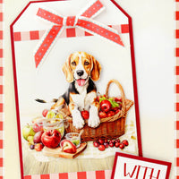 
              Katy Sue - 3D Die Cut Decoupage – Picnic Pups  (2 A4 sheets 3D Die-cut)
            