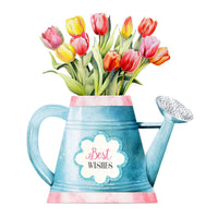 
              Katy Sue - 3D Die-Cut Decoupage - Daffodil, Tulip & Poppy Bouquet
            
