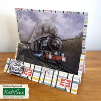 
              Katy Sue - 3D Die Cut Decoupage – Steam Train
            