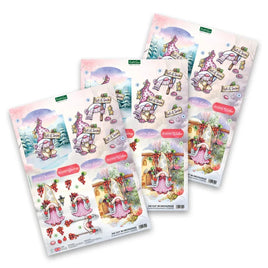 Katy Sue - 3D Die Cut Decoupage – Gnomes and Snowy Gardens