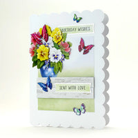
              Katy Sue - 3D Die-Cut Decoupage - Pots of Flowers
            