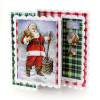 Katy Sue - 3D Die-Cut Decoupage - Father Christmas A4 sheet