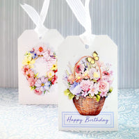 
              Katy Sue - 3D Die-Cut Decoupage - Floral Basket & Wreath
            