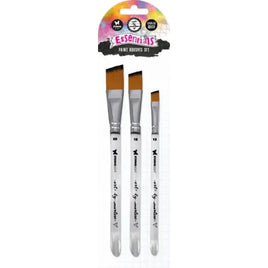 ABM - Art By Marlene Essentials Paint Brushes Set Angular (3pcs) (ABM-ES-BRUSH03)