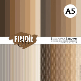Findit Color - Megapack - Brown - A5 Paper Pad