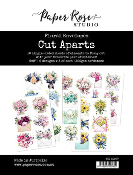 Paper Rose - Floral Envelopes Cut Aparts Paper Pack