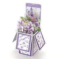 
              Katy Sue - 3D Die Cut Decoupage –  Dusky Violet Blooms, Die Cut Flowers & Leaves, 12 sheets
            