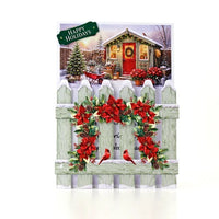 Katy Sue - 3D Die Cut Decoupage – Petite Poinsettias Die Cut Embellishments