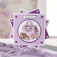 Katy Sue - 3D Die-cut sheets -  Lavender Luxe Glamour