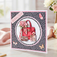 
              Katy Sue - 3D Die- Cut Sheet - Blush & Bloom Beauty Bag
            