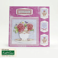 
              Katy Sue - 3D Die- Cut - Teacup, Flowers and Cake
            