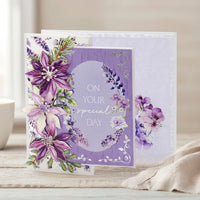 
              Katy Sue - 3D Die Cut Decoupage –  Dusky Violet Blooms, Die Cut Flowers & Leaves, 12 sheets
            