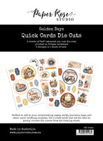Paper Rose - Golden Days 6x8" Quick Card Die Cuts 35341
