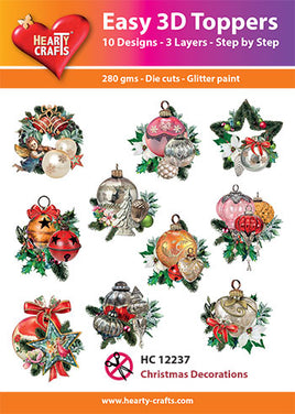 Hearty Crafts - 3D die cut - Christmas Decorations