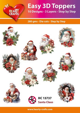 Hearty Crafts - 3D die cut - Santa Claus