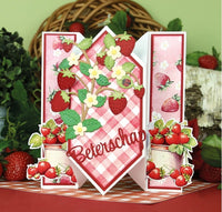 
              3D Push out Sheet - Berries Beauties - Sweet Strawberries - Strawberries in a Basket
            