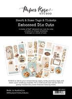 Paper Rose - Heart & Home 6x8 Tags & Tickets Embossed Die Cuts 36550