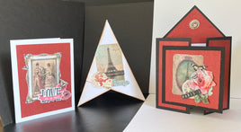 Craft Along Card Kit - Pyramid Chic (set of 3 card kits)