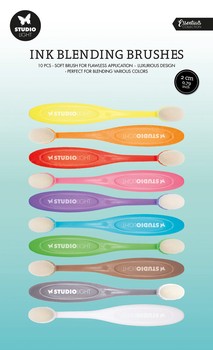 Studio Light • Essentials Ink Blending Brushes 10mm PKT 10 Brushes