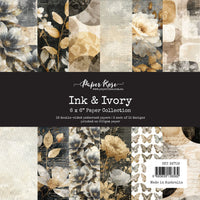 
              Paper Rose - Ink & Ivory 6x6 Paper Collection 36706
            