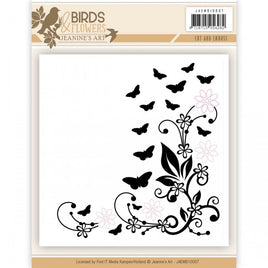 Jeanine's Art - Birds and Flowers - Cut & Embossing Folder