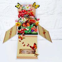 
              Katy Sue - Die Cut Decoupage – Blooming Box Bouquets Pop Up Card Making Kit
            
