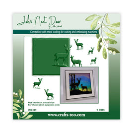 John Next Door - Cutting Dies Set - Deer Scenes