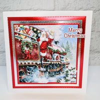 Katy Sue - 3D Die Cut Decoupage – Santa On Train