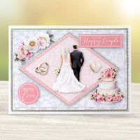 Katy Sue - 3D Die-cut sheets - Bride & Groom