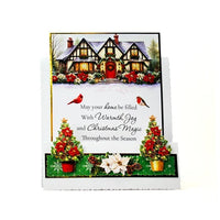 Katy Sue - 3D Die Cut Decoupage – Petite Poinsettias Die Cut Embellishments