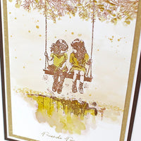 
              Andy Skinner Design - Pre Cut Rubber Stamp Set - Friends Forever
            