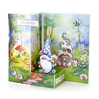 
              Katy Sue - 3D Die Cut Decoupage –  Garden Gnomes with Watering Cans
            