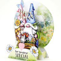 
              Katy Sue - Garden Gnomes Pop Up Card Making Kit
            