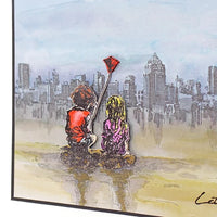 Andy Skinner Design - Cityscape Reflections Pre Cut Rubber Stamp