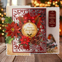 Katy Sue - 3D Die Cut Decoupage – Vintage Christmas, Die Cut Flowers & Leaves, 12 sheets
